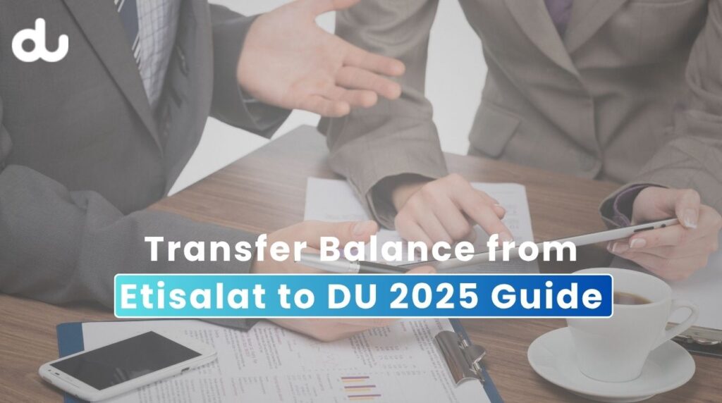 transfer balance from Etisalat to DU